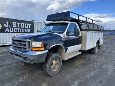 1999 Ford F350 XL SD 4X4 Utility Truck