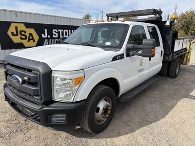 2011 Ford F350 Flat Bed Utility Truck