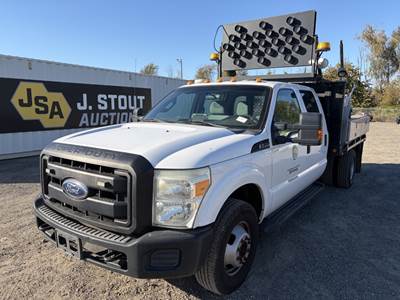 2011 Ford F350 Flat Bed Utility Truck
