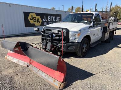 2011 Ford F350 Flat bed Utility Truck