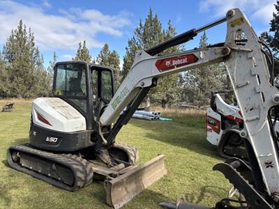 2022 Bobcat E50 Mini Hydraulic Excavator