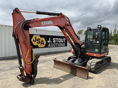 2014 Kubota KX080-4 Mini Hydraulic Excavator