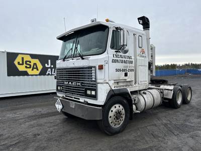 1985 Mack MH633 T/A Sleeper Truck Tractor