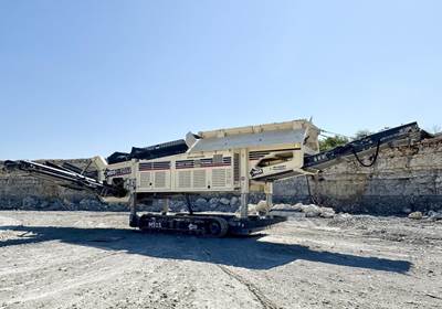 MDS M515 Track Trommel Screen