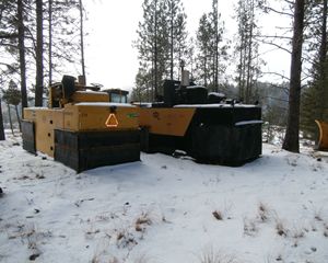 Bros 7-wheel pneumatic roller