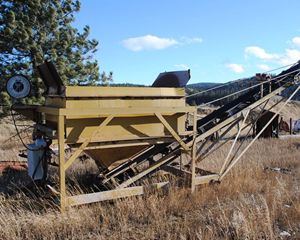 Stevens Portable 10 cy Batch plant with silo