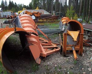 12' one way, truck mounted snow plow blade