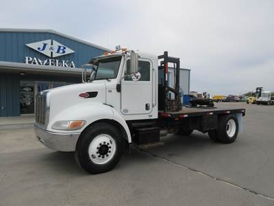 Peterbilt 337 Single Axle Day Cab Truck - Paccar 350HP, 10 Speed Manual