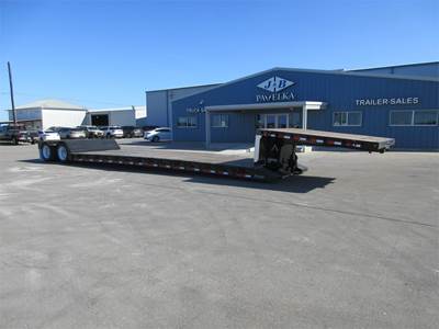Alpha HD A80MG 48x102 Tandem Axle Steel Double Drop Trailer - Air Ride
