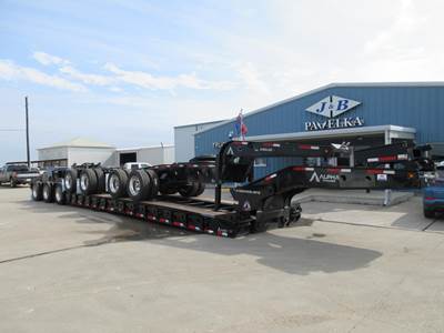 Alpha HD 60 TON 2-3-2 HYDRAULIC DETACHABLE NECK LO Lowboy Trailer