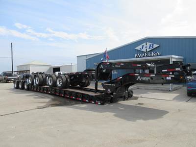 Alpha HD ON ORDER 60 TON 2-3-2 HYDRAULIC DETACHABLE NECK LO Lowboy Trailer