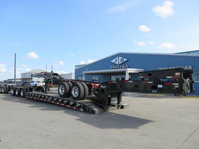 Aspen 57x108 Tri Axle Steel Lowboy Trailer - Air Ride