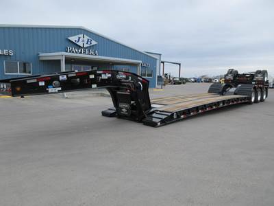 Aspen M5500 55/60 TON 18" LOADED DECK HEIGHT Lowboy Trailer