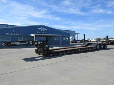 Eager Beaver 55GSL/3 53x102 Tri Axle Steel Lowboy Trailer - Air Ride