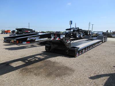 Eager Beaver 55GSL/3 53x102 Tri Axle Steel Lowboy Trailer - Air Ride