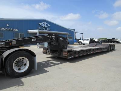 Globe 55 TON THREE AXLE Lowboy Trailer