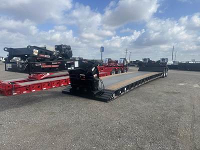 Kalyn Siebert 40 TON EXTENDABLE WITH FLIP NECK AND FLIP AXLE Lowboy Trailer