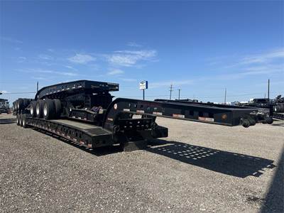 Kalyn Siebert 85 TON 3+3+3 WEST COAST 30'X10' FLUSH DECK Tri Axle Steel Lowboy Trailer - Air Ride