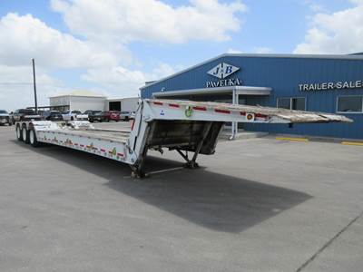 Load King 50 TON POWER FOLD SCISSOR NECK Lowboy Trailer