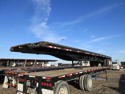 Wade 45x102 Tandem Axle Steel Oil Field Trailer - Spring, Fixed Axle