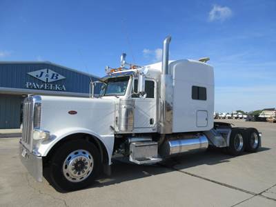 Peterbilt 389 Sleeper Semi Truck - Mid Roof Sleeper, Cummins 450HP, 13 Speed Manual