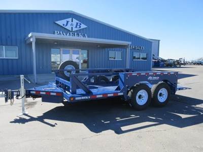 Air-Tow RENTAL 16 DROP DECK GROUND LOADING TRAILER Tag Trailer