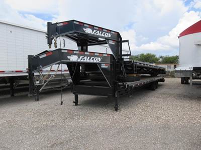 Falcon 32x102 Tandem Axle Steel Tag Trailer - 4 Spring