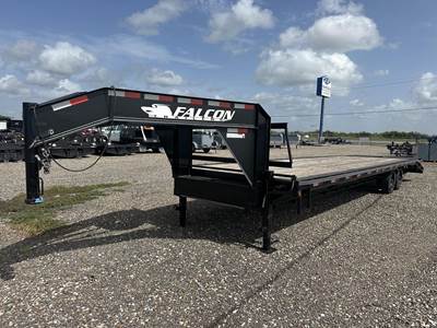 Falcon 32x102 Tandem Axle Steel Tag Trailer - 4 Spring