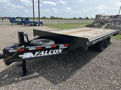 Falcon 16x102 Tandem Axle Steel Tag Trailer - Spring