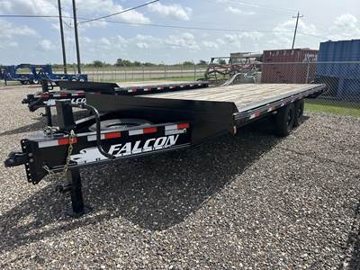 Falcon 20x102 Tandem Axle Steel Tag Trailer - Spring