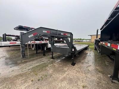 LONE STAR TRAILER MFG 36x102 Tandem Axle Steel Tag Trailer - Spring