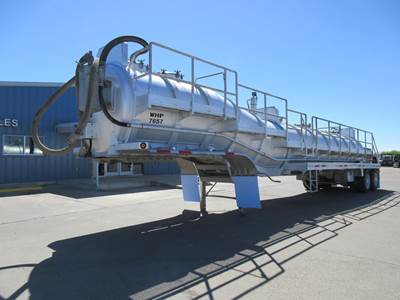 Troxell 130 BBL VACUUM TRAILER ALUMINUM Vacuum Tank Trailer