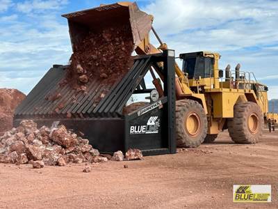 2023 16 Yard 8" GIGANTICA  BLUELINE Rock Grizzly: Exceptional Performance, Rugged Durability, Excellent Safety Features, Unmatched Production Value!