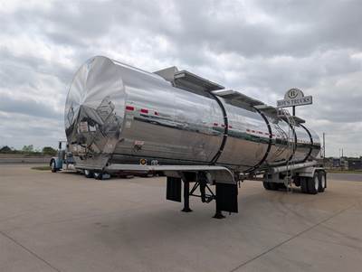 Tremcar Tandem Axle Stainless Steel Chemical / Acid Tank Trailer