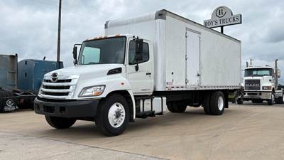 Hino 268 26 ft Box Truck - 220HP, 6 Speed Allison Hs Automatic, Roll up Door, Liftgate