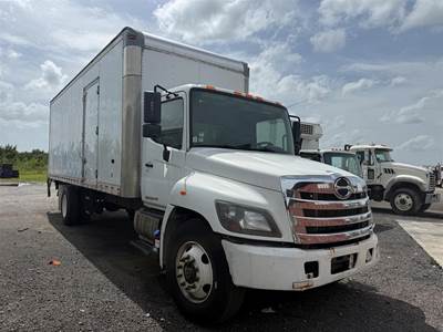 Hino 268A 24 ft Box Truck - 230HP, 6 Speed Allison Rds Automatic, Roll up Door, Liftgate