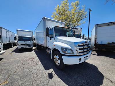 Hino 268A 24 ft Box Truck - 6 Speed Allison Hs Automatic, Roll up Door, Liftgate