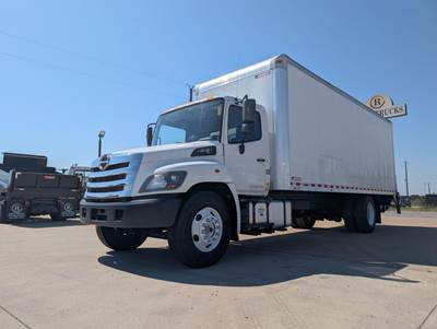 Hino 268A 24 ft Box Truck - 6 Speed Allison Hs Automatic, Roll up Door, Liftgate