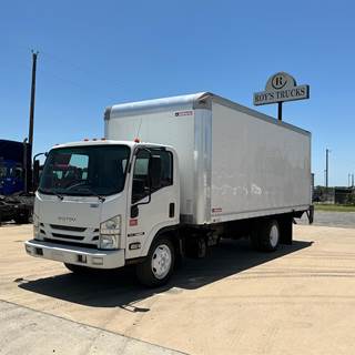 Isuzu NQR 20 ft Box Truck - 215HP, 6 Speed Automatic, Roll up Door, Liftgate