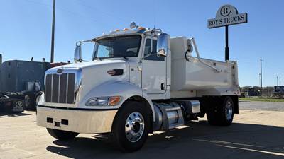 Peterbilt 337 Single Axle Dump Truck - Paccar, Automatic