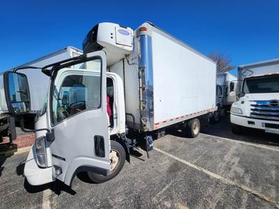 Isuzu NQR 16 ft Refrigerated Truck - Automatic, Carrier, Liftgate