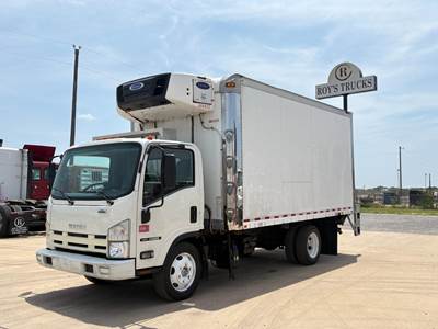 Isuzu NQR 16 ft Refrigerated Truck - Automatic, Carrier, Liftgate