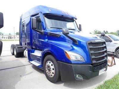 Freightliner Cascadia 126 Sleeper Semi Truck - Mid Roof Sleeper, Detroit 455HP, 12 Speed Dt12 Automatic