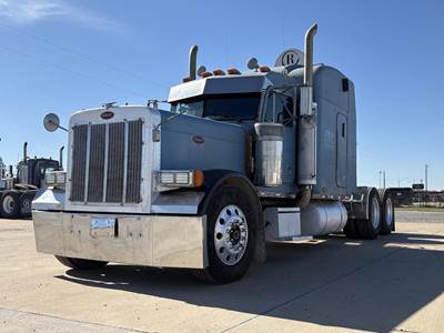 Peterbilt 379 Sleeper Semi Truck - Mid Roof Sleeper, Caterpillar, 10 Speed Manual