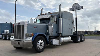 Peterbilt 379 Sleeper Semi Truck - Mid Roof Sleeper, Caterpillar, Super 10 Speed Manual