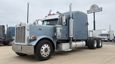 Peterbilt 379 Sleeper Semi Truck - Mid Roof Sleeper, Caterpillar, 13 Speed Automatic
