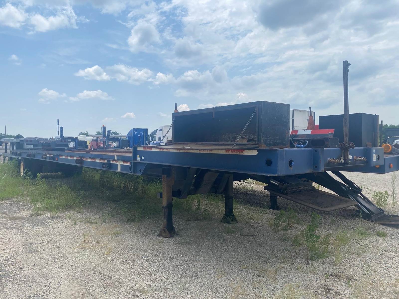 2008 Landoll 40ft Tandem Axle Traveling Axle Trailer For Sale Caddo Mills, TX 9463