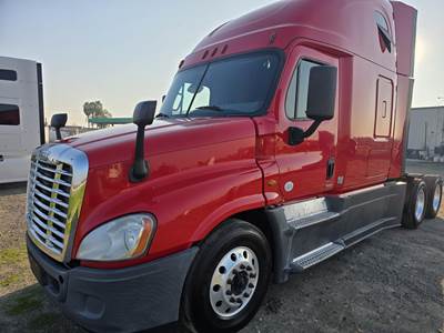Freightliner Cascadia 125 Evolution Sleeper Semi Truck - Raised Roof Sleeper, Detroit, 12 Speed Dt12 Automatic
