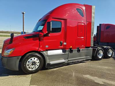 Freightliner Cascadia 126 Sleeper Semi Truck - Raised Roof Sleeper, Detroit, 12 Speed Dt12 Automatic