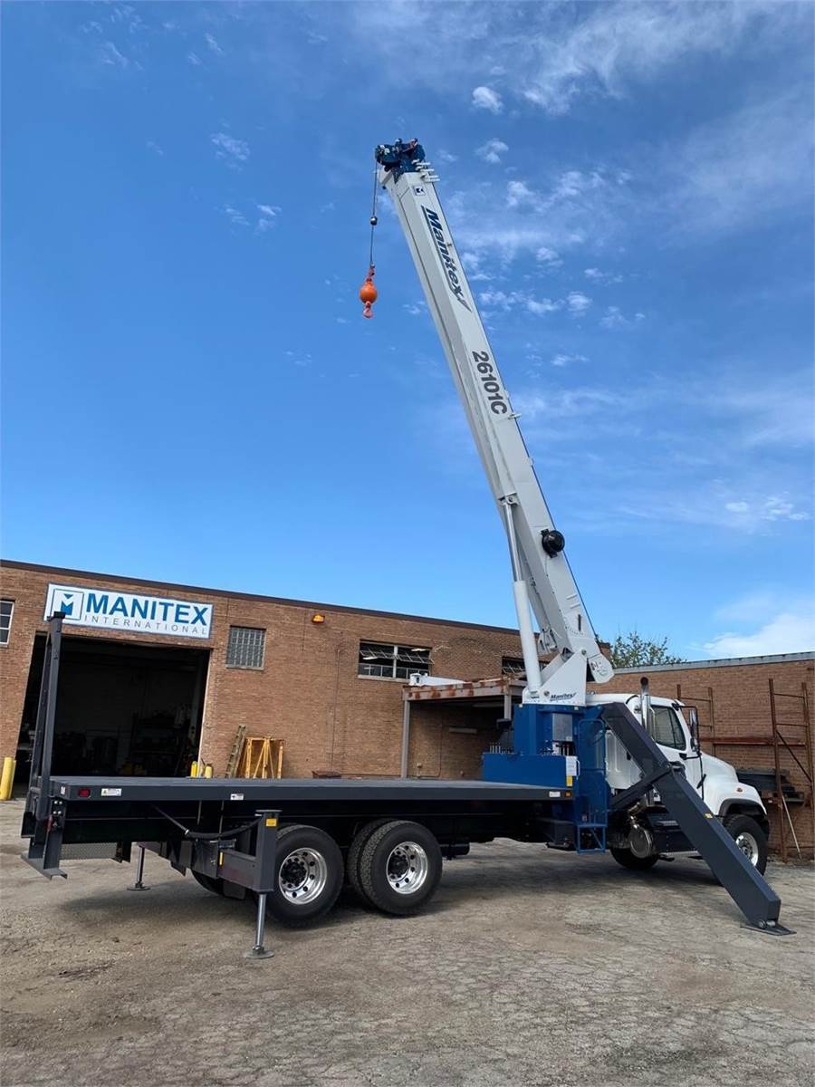 2023 Freightliner 114SD 26Ton Crane Truck 2022 Manitex 26101C Crane, 101ft Reach, Automatic